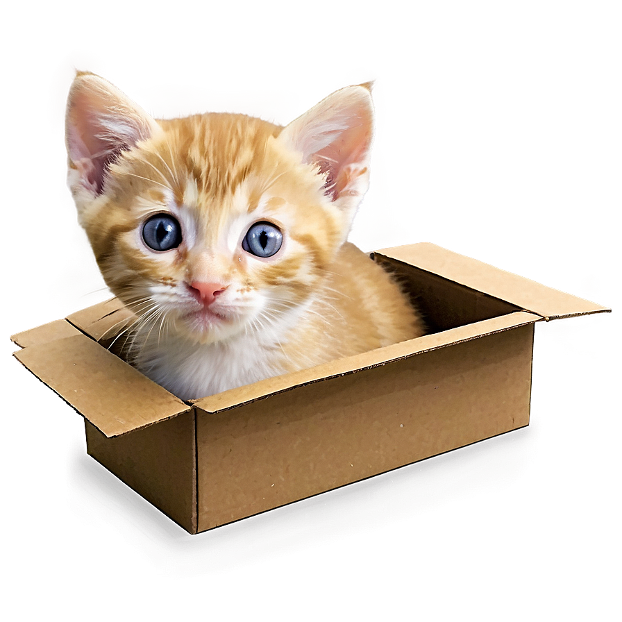 Kitten In Box Png 26