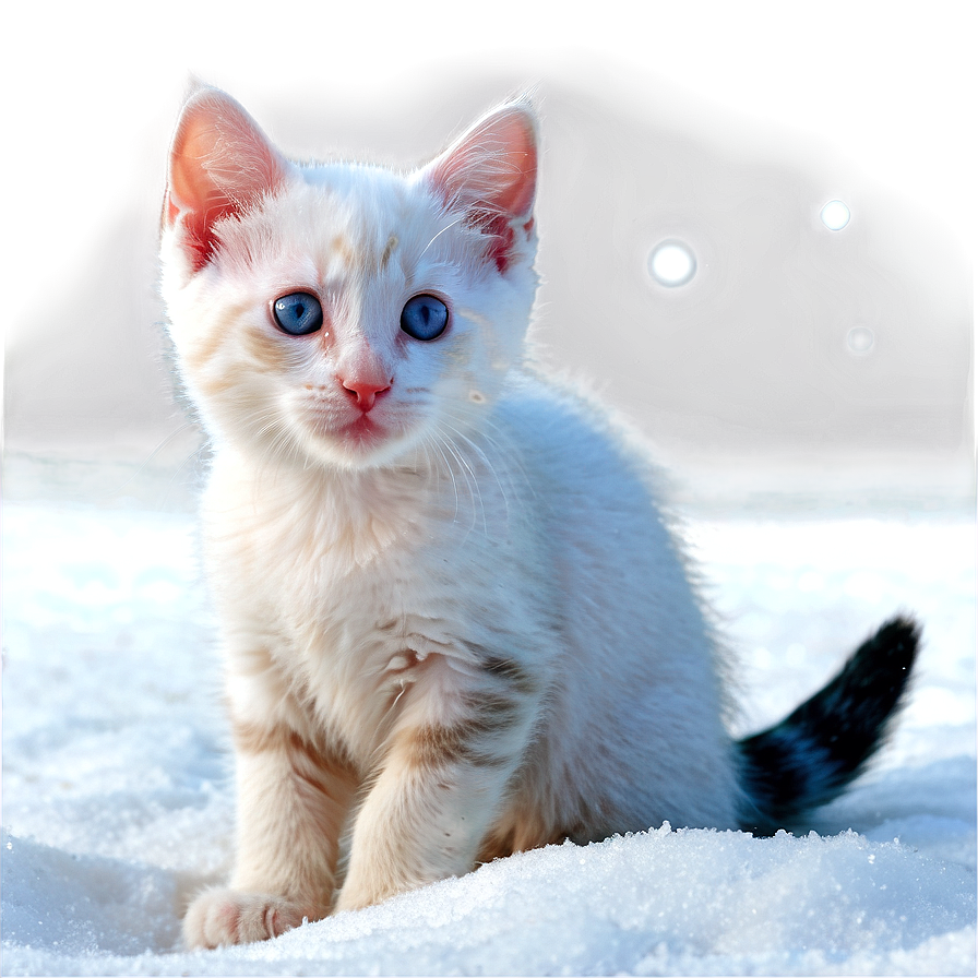 Kitten In The Snow Png Ryp