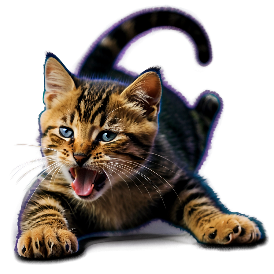 Kitten Licking Paw Png Ejq