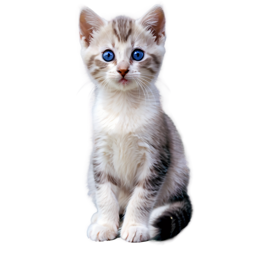 Kitten With Blue Eyes Png 05232024