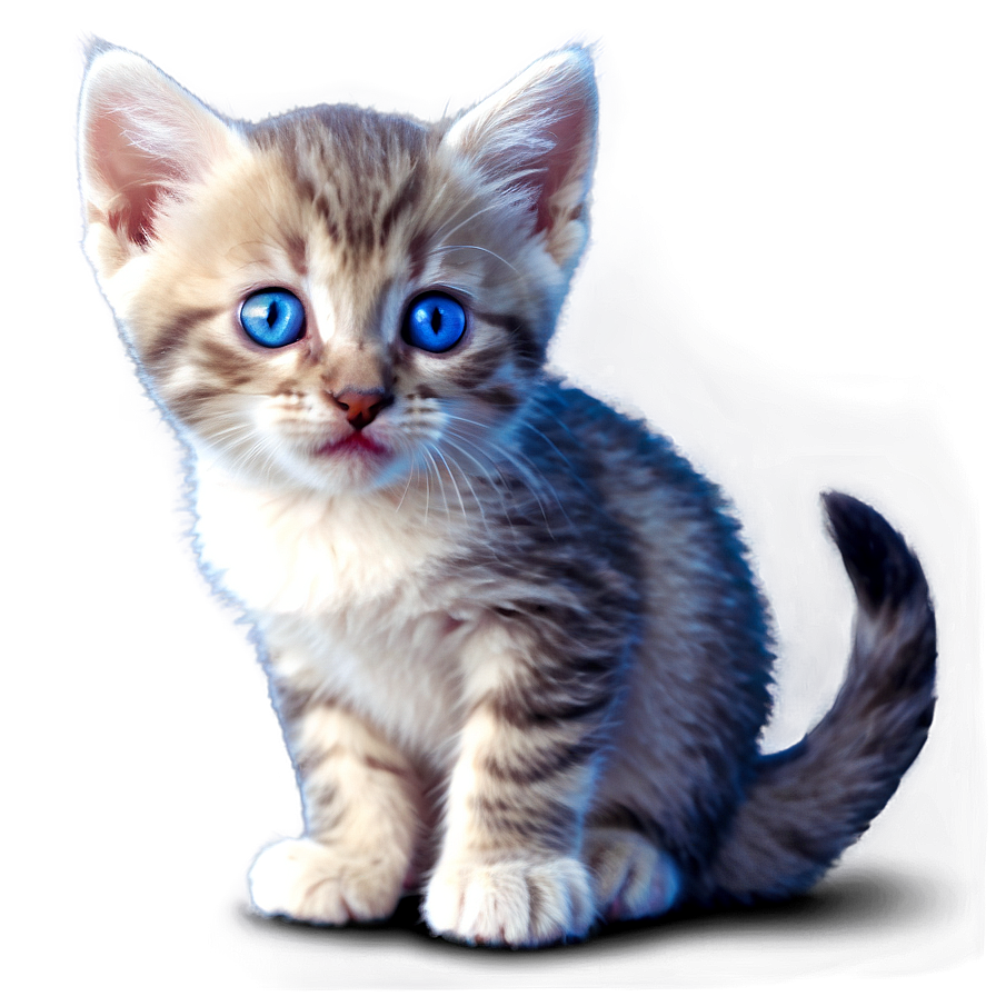 Kitten With Blue Eyes Png 05232024