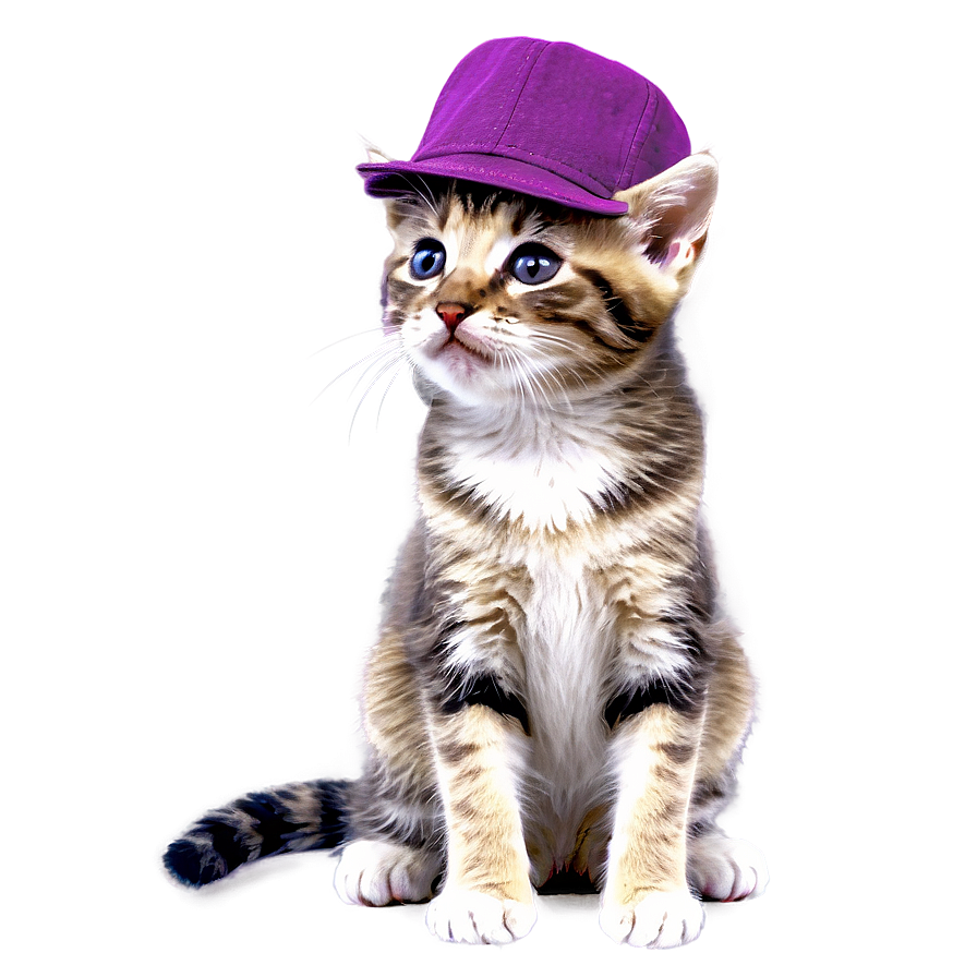 Kitten With Hat Png 18