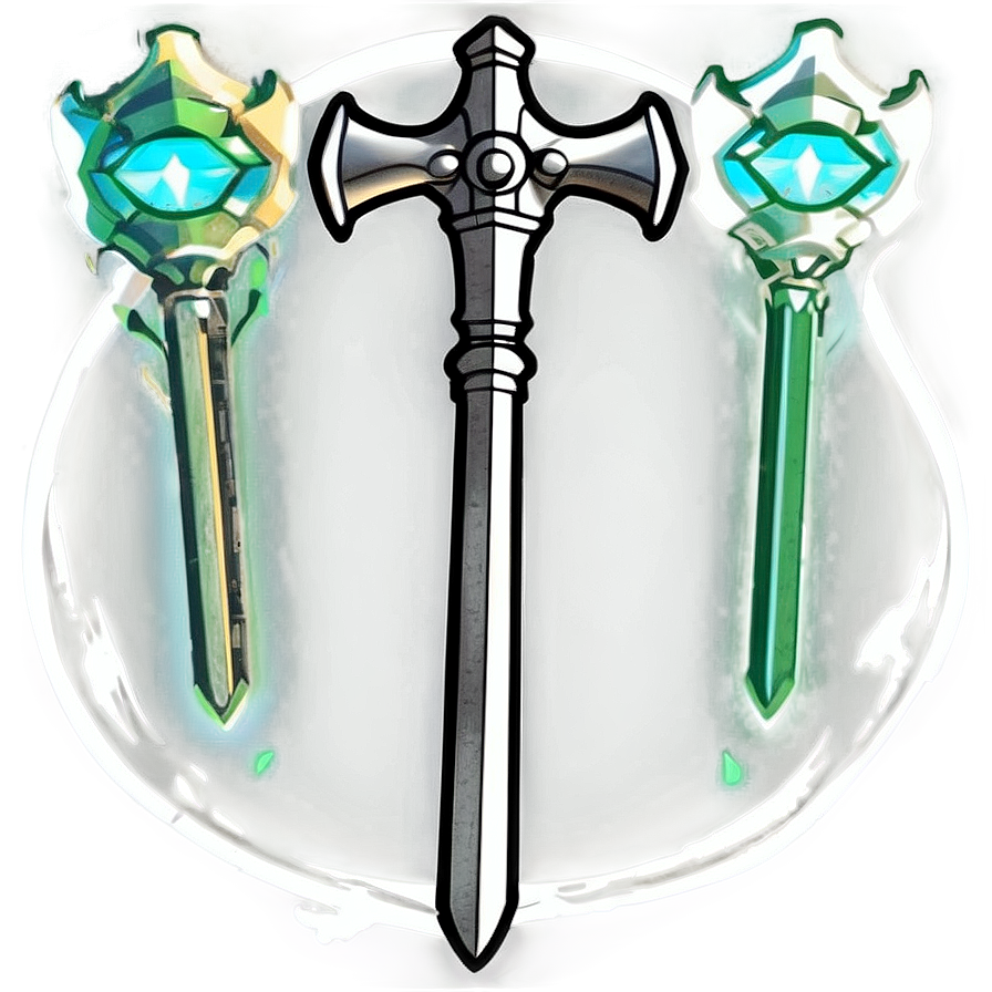 Knight's Mace Png Pll53