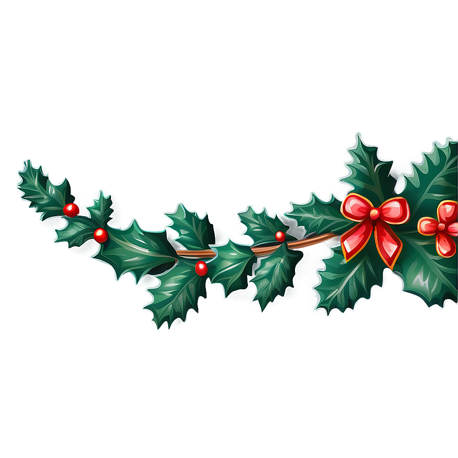 Knitted Christmas Border Png 28