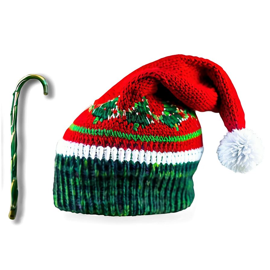 Knitted Christmas Hat Png 04292024
