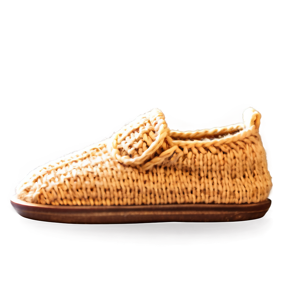 Knitted Slippers Png 06202024