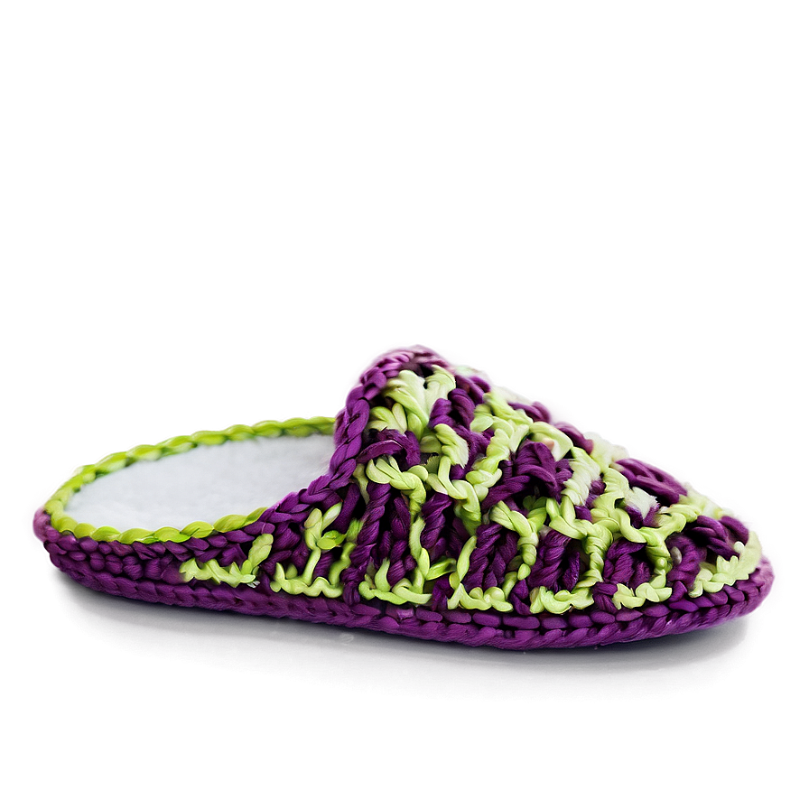 Knitted Slippers Png Obf94