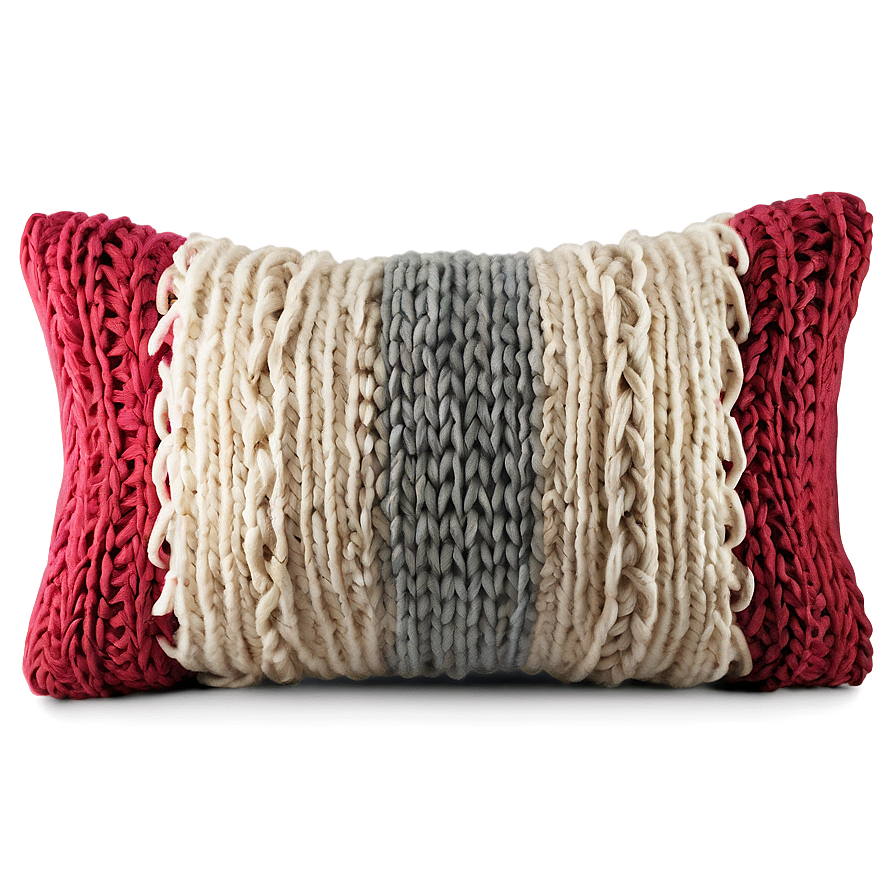 Knitted Throw Pillow Png Nye80