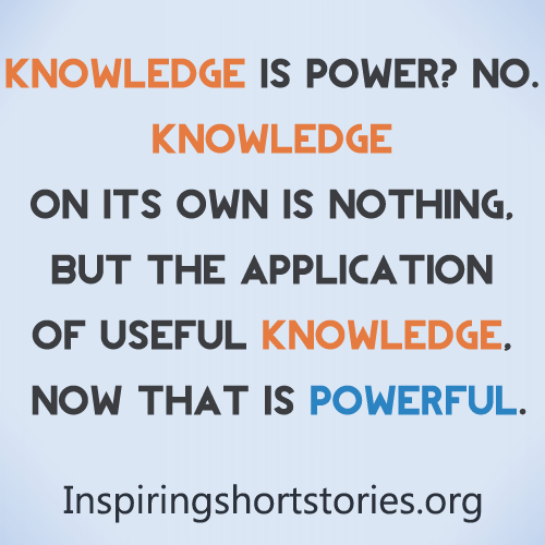 Knowledge Application Power Quote