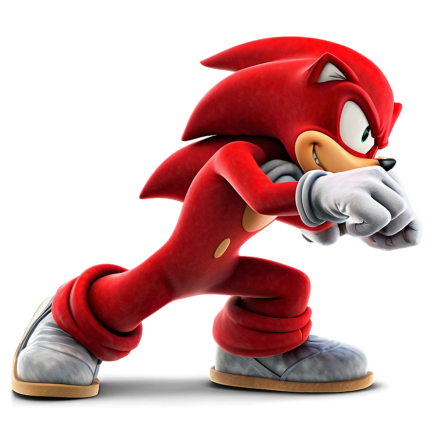 Knuckles In Running Pose Png 66