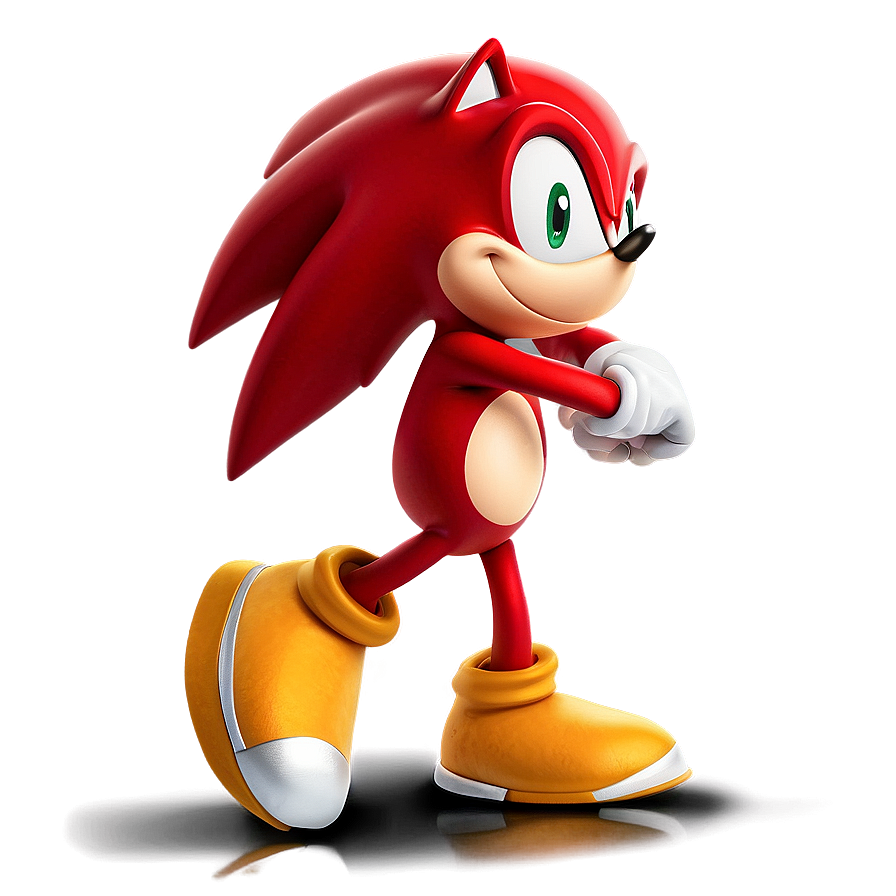 Knuckles In Running Pose Png Rvd16