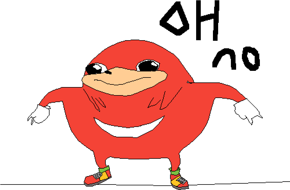 Knuckles Oh No Meme