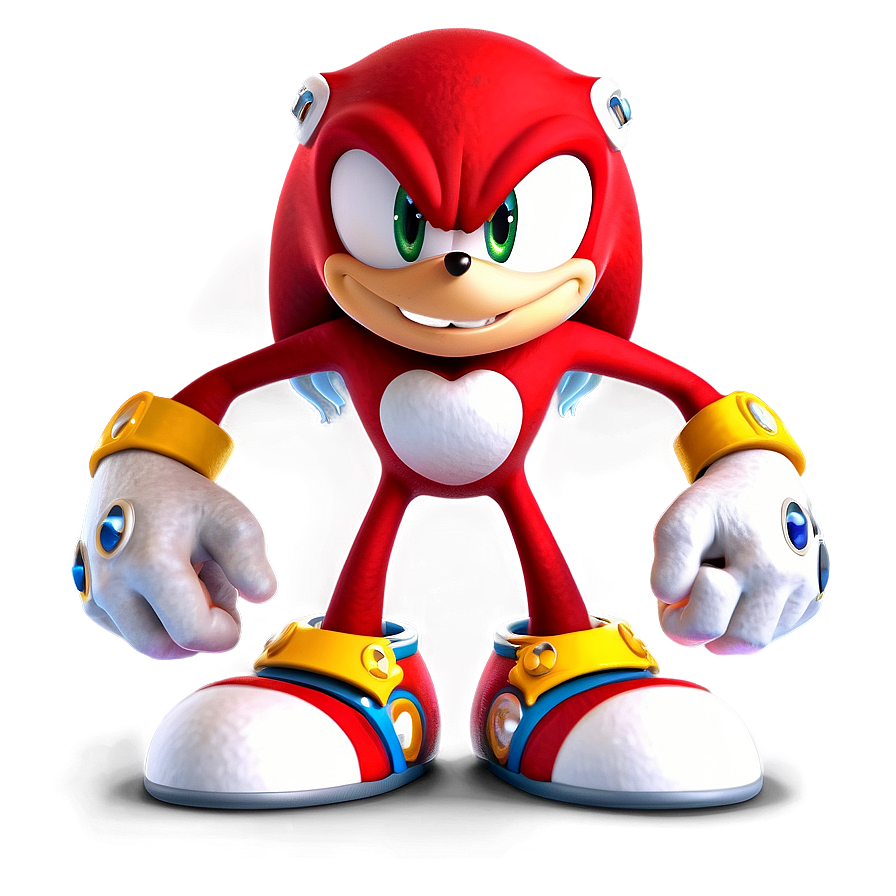 Knuckles Ready For Battle Png Fnf