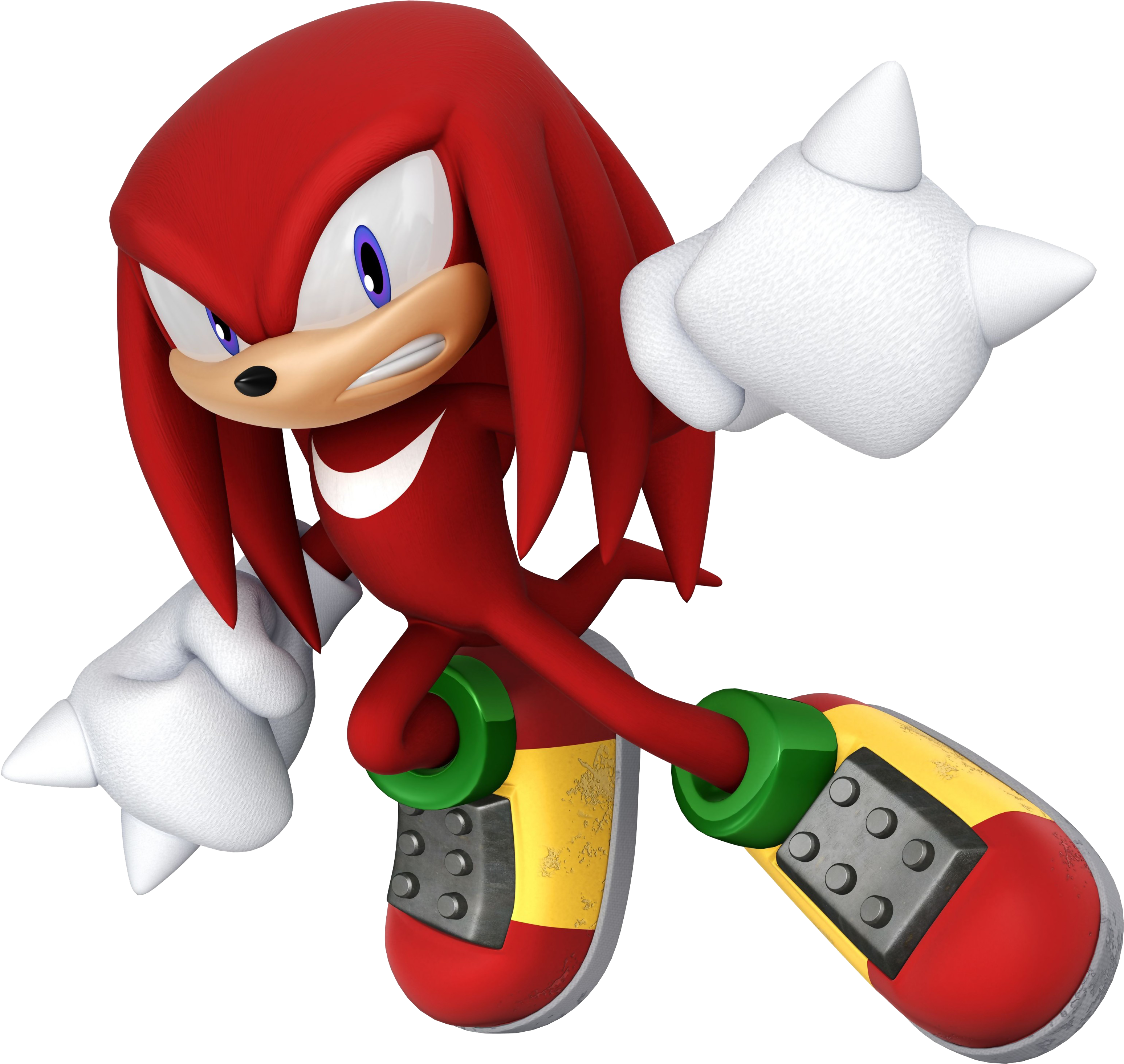 Knuckles The Echidna Action Pose