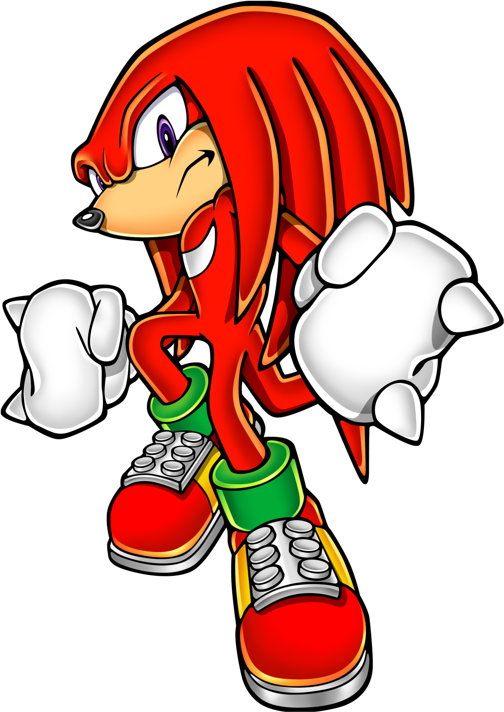 Knuckles The Echidna Character Art