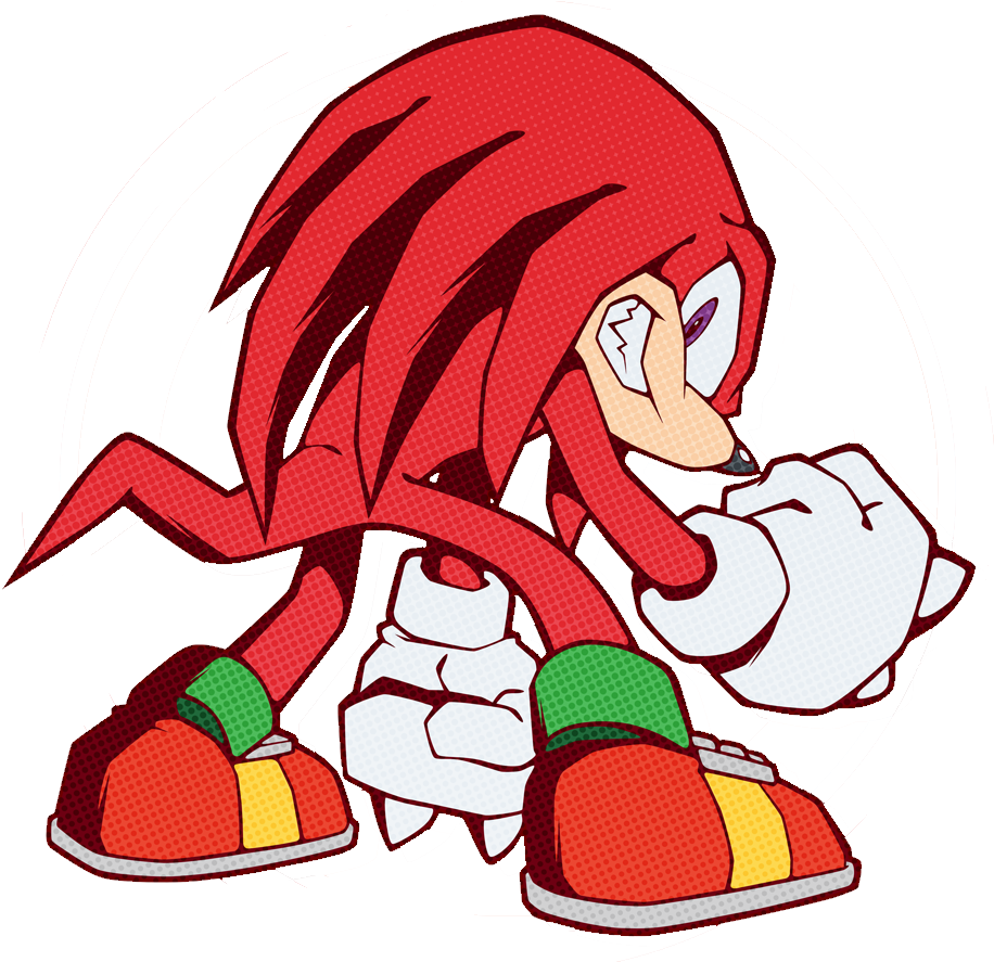 Knuckles The Echidna Classic Pose