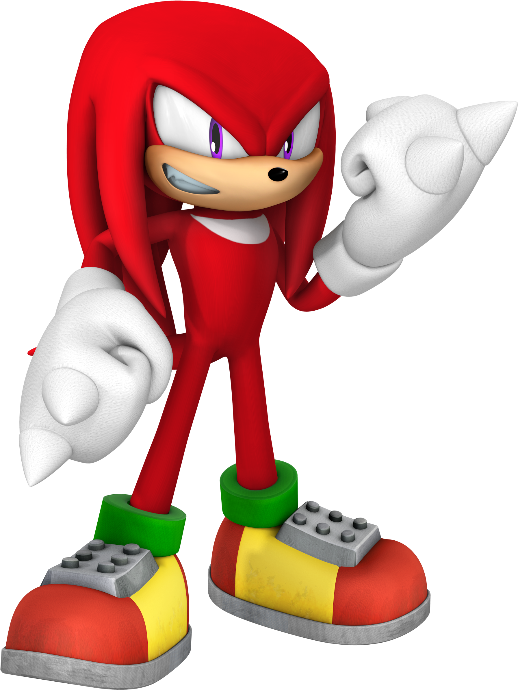 Knuckles The Echidna Pose