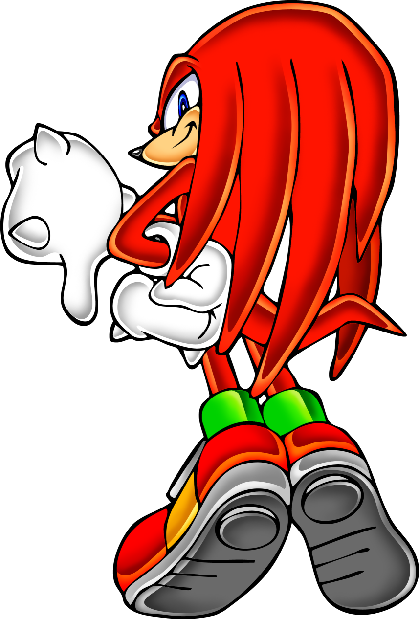 Knuckles The Echidna Pose