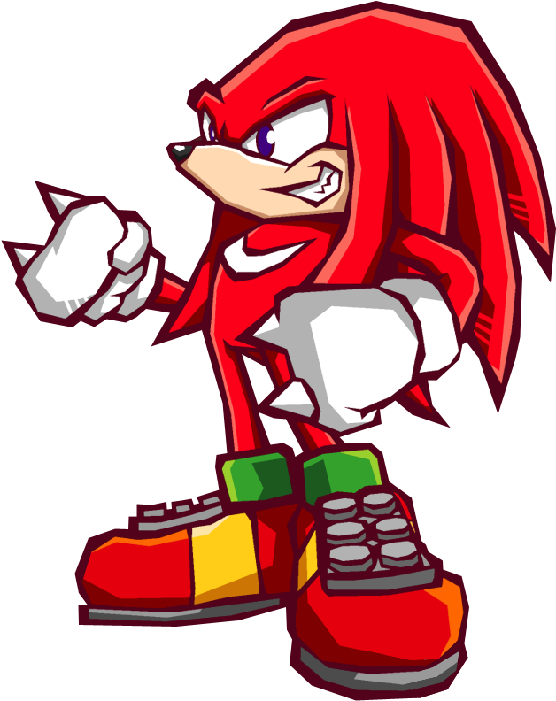 Knuckles The Echidna Standing Pose