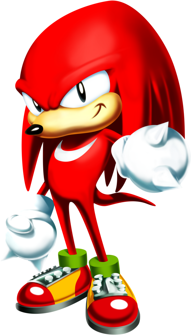 Knuckles The Echidna Standing Pose