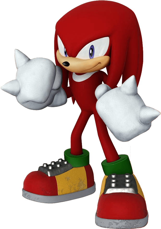 Knuckles The Echidna Standing