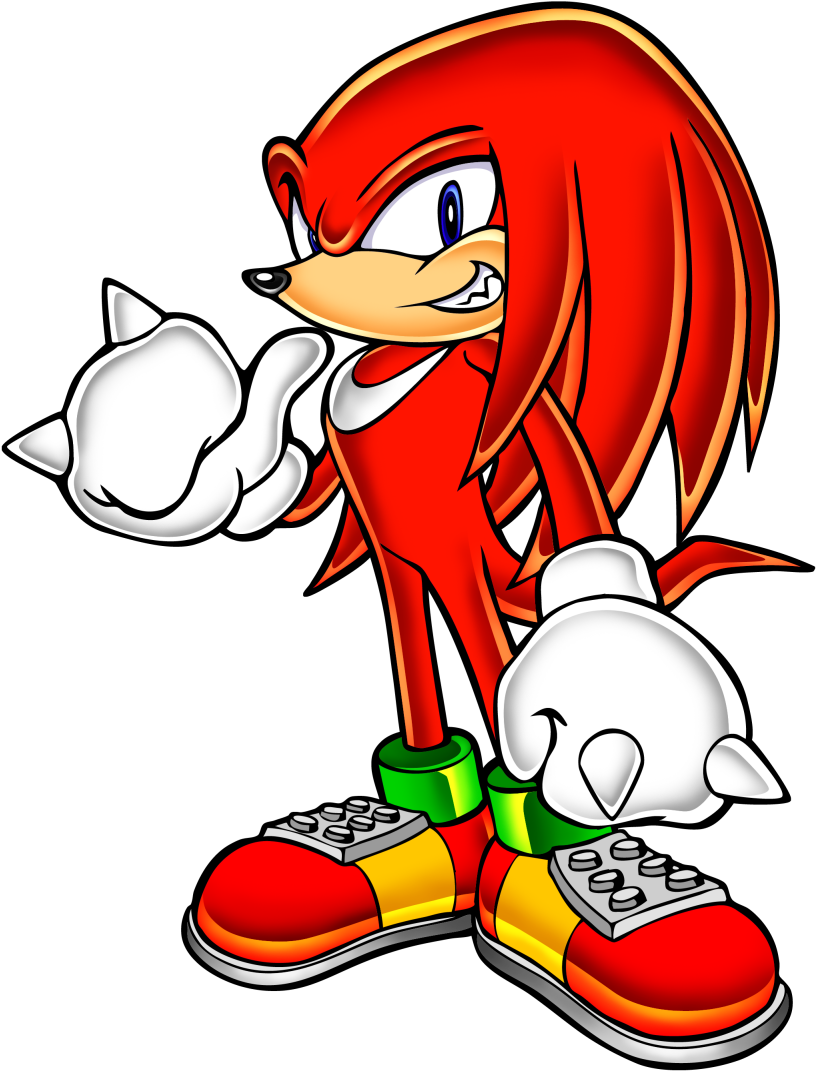 Knucklesthe Echidna Pointing