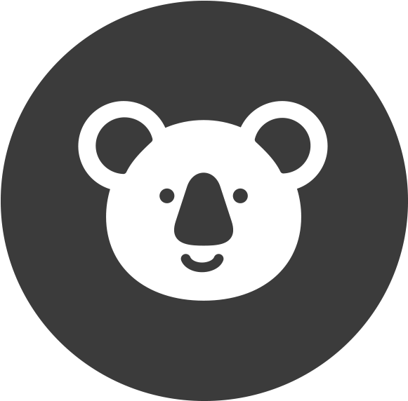 Koala Icon Simple Design