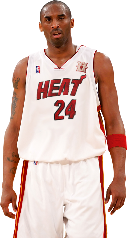 Kobe Bryant Heat Jersey24