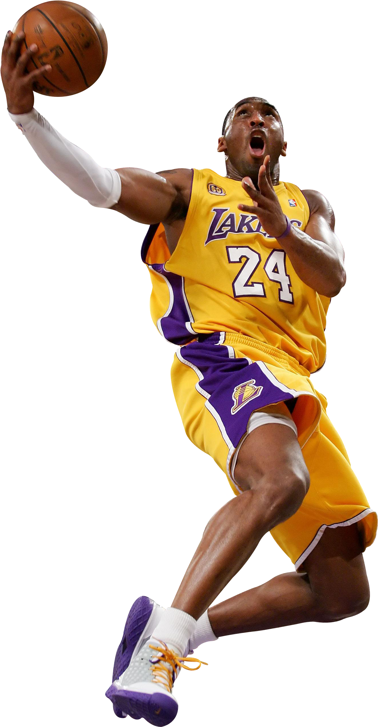 Kobe Bryant Lakers Action Shot