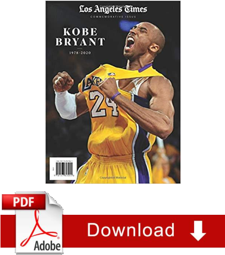 Kobe Bryant Tribute Los Angeles Times Cover