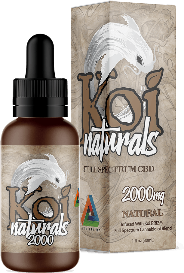 Koi Naturals C B D Oil Packaging