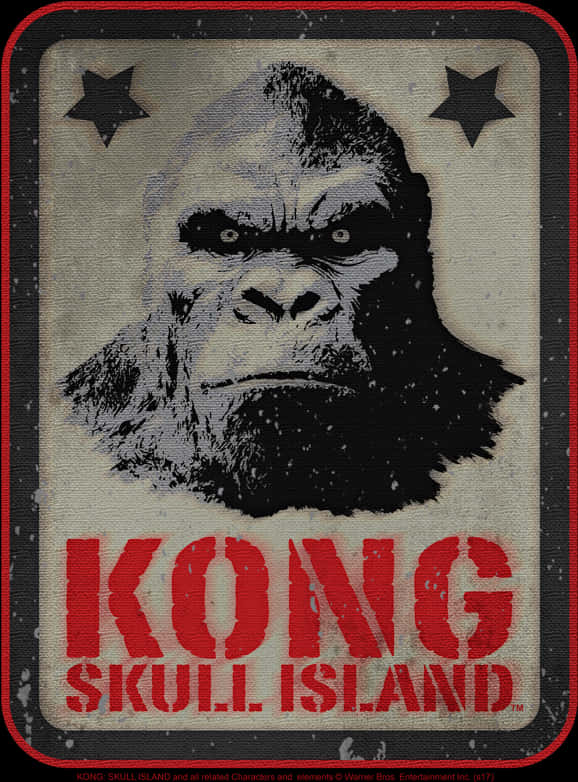 Kong Skull Island Vintage Poster