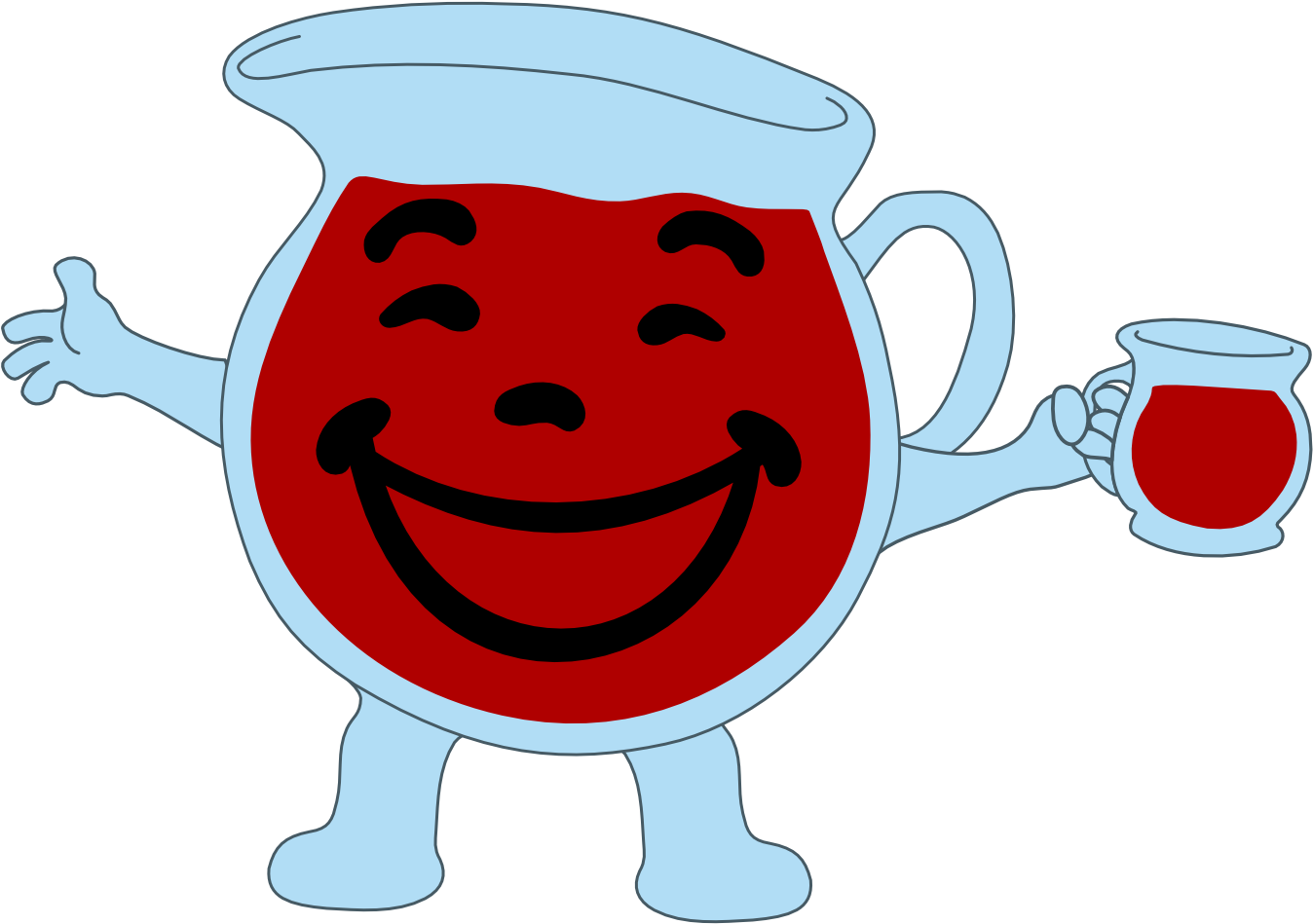 Kool Aid Man Cartoon Character