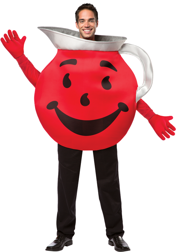 Kool Aid Man Costume Smile