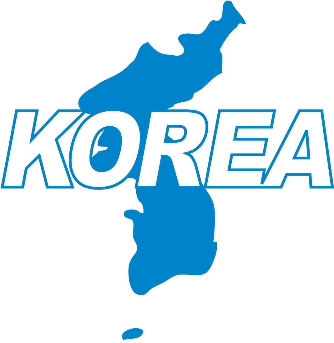 Korea Map Graphic