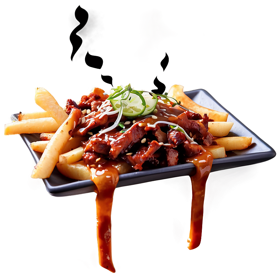 Korean Bbq Poutine Experience Png Dvg