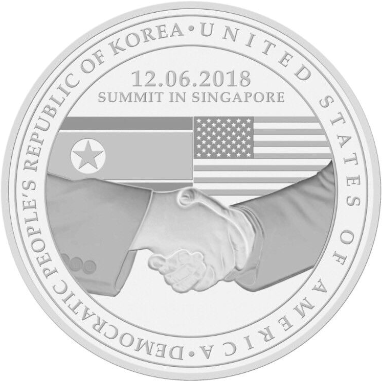 Korean U S Summit Commemorative Coin2018