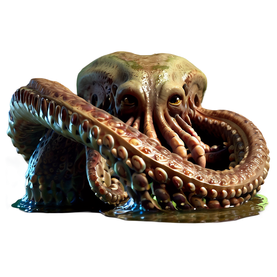 Kraken Emerging From Sea Png Mqr56