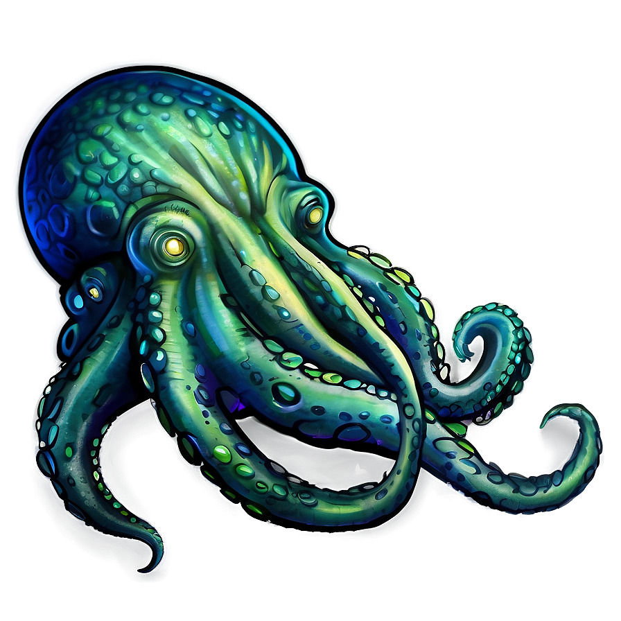 Kraken Tattoo Design Png 61