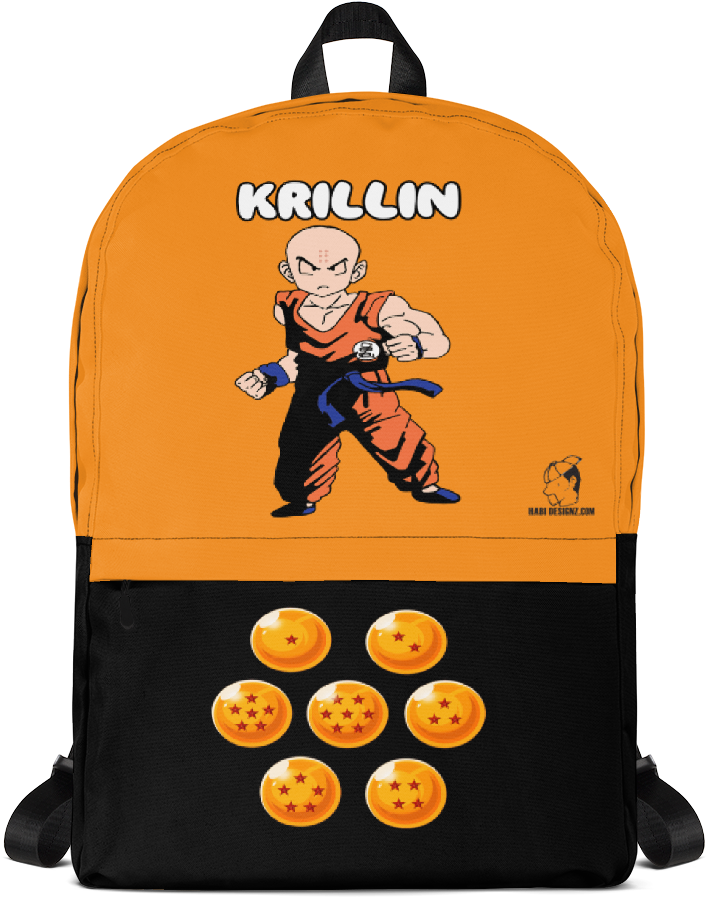 Krillin Character Backpackwith Dragon Balls