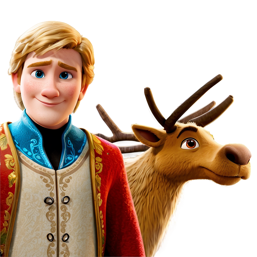 Kristoff And Sven Best Friends Png Fwp37