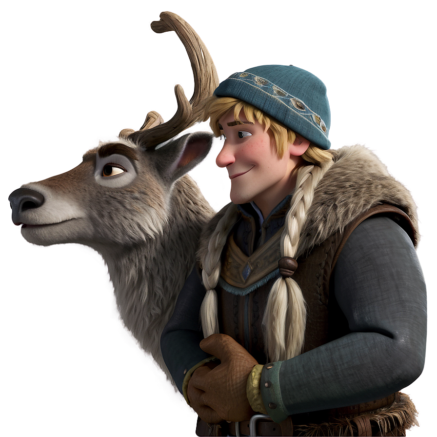 Kristoff And Sven Best Friends Png Wib