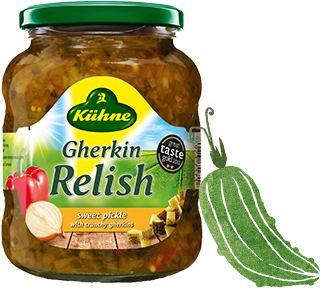 Kuehne Gherkin Relish Jar