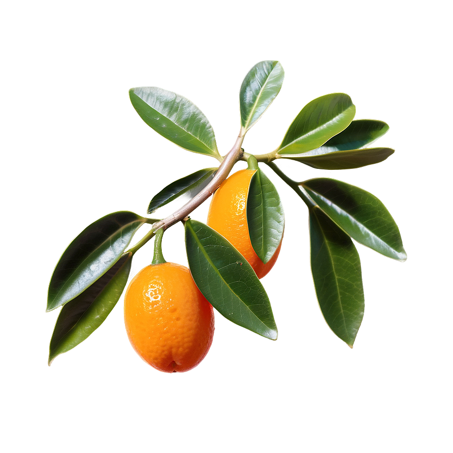 Kumquat Branch Png Lid