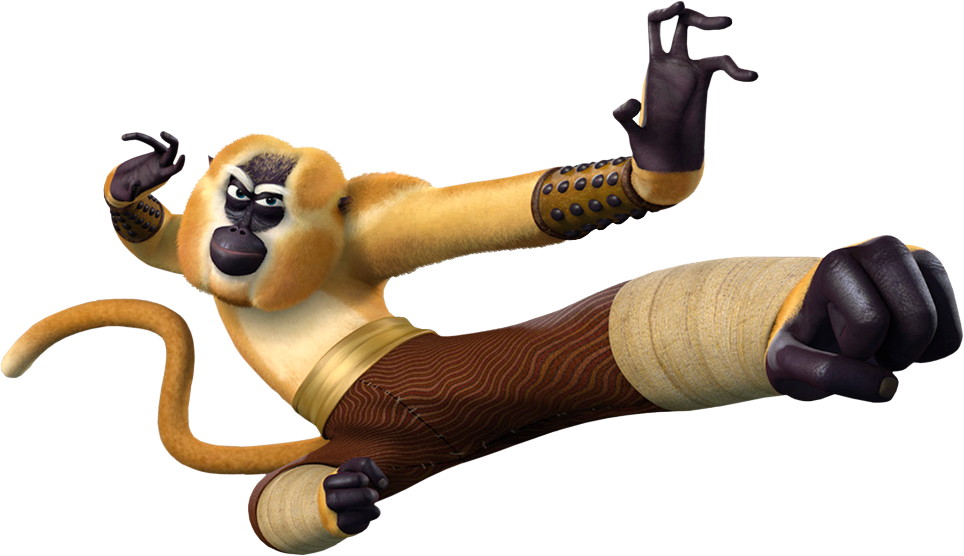 Kung Fu Panda Monkey Action Pose