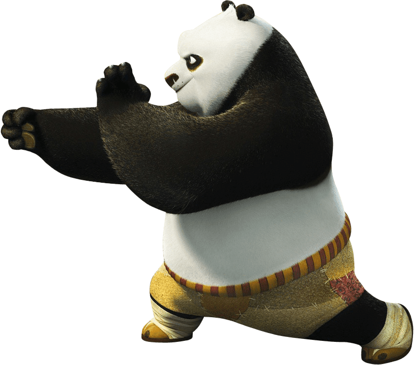 Kung Fu Panda Po Action Pose