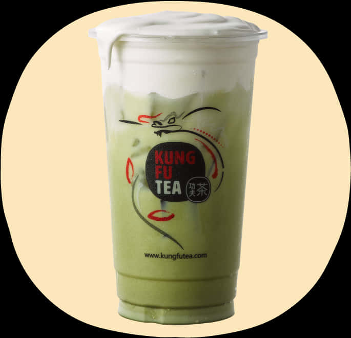 Kung Fu Tea Green Bubble Tea