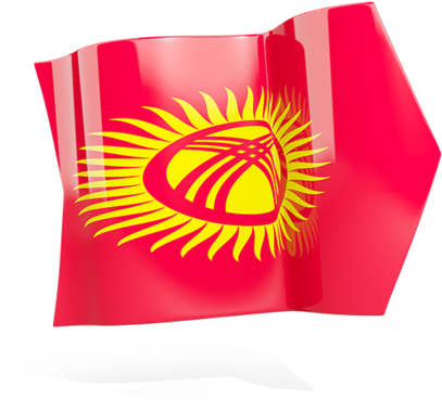 Kyrgyzstan Flag Waving