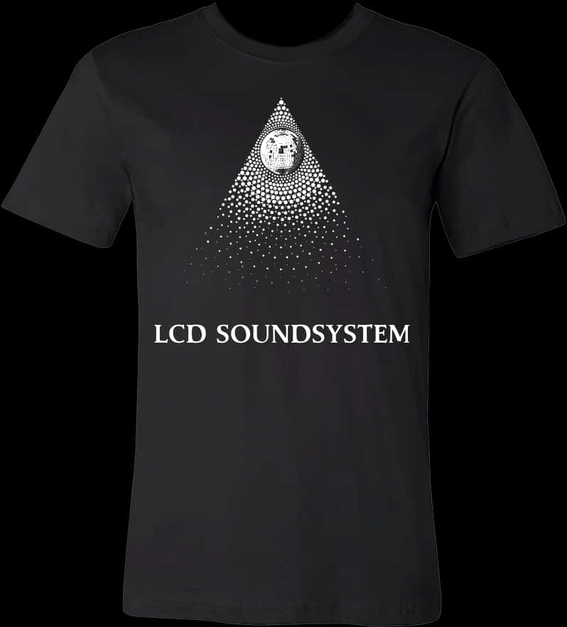 L C D Soundsystem Black Shirt Design