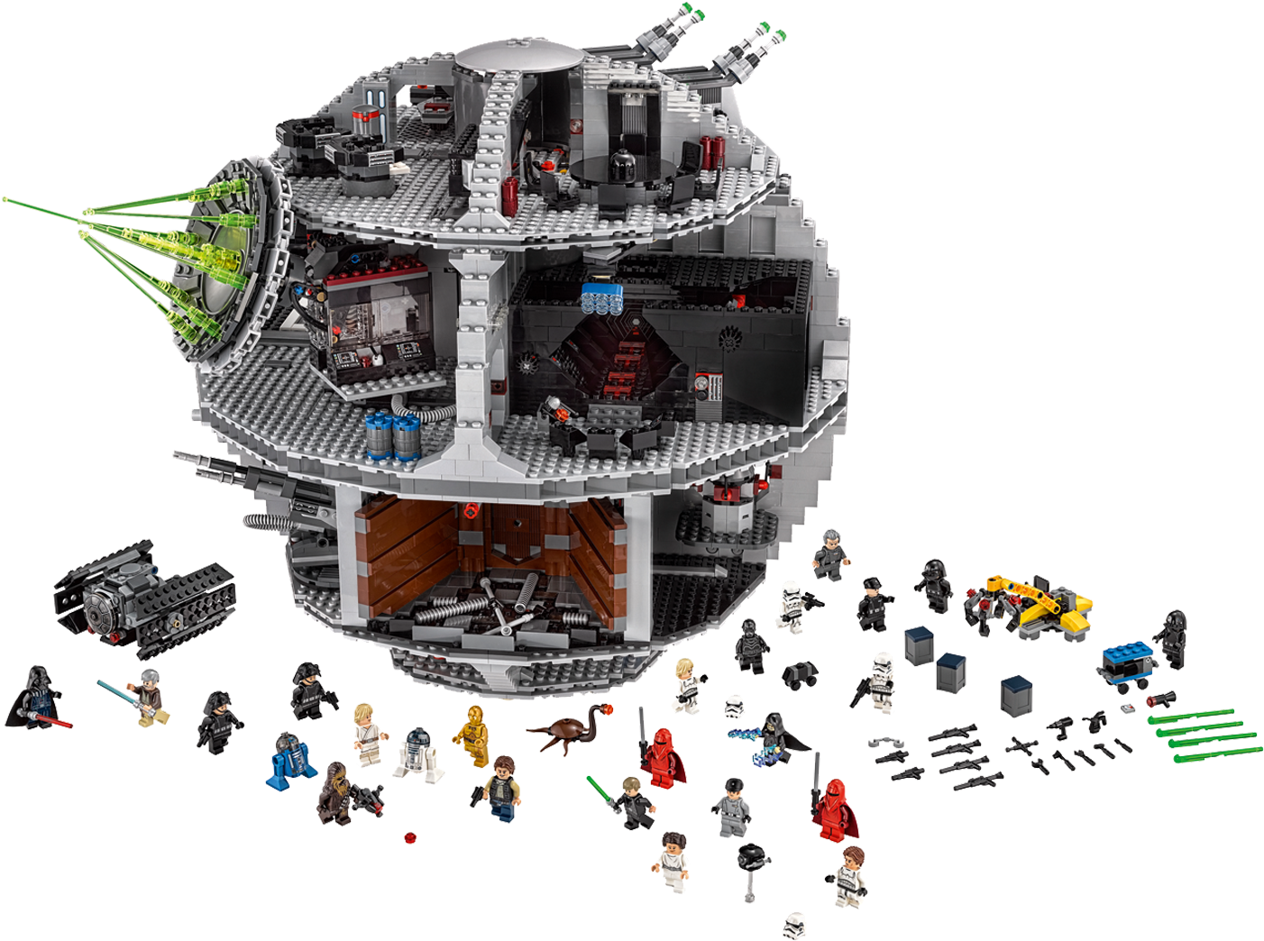 L E G O Death Star Set Exploded View